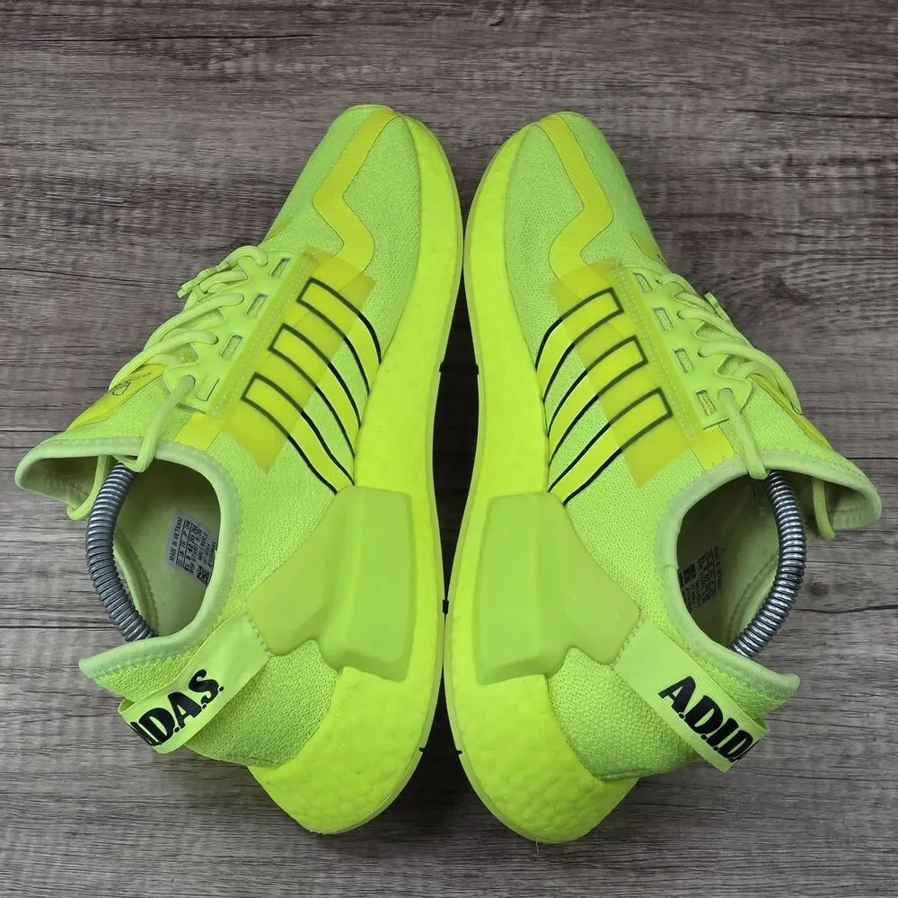 Adidas NMD R1 V2 Men's Size 8.5 Women's Sz 9.5 Solar Yellow Running Shoes H02654